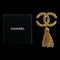 CHANEL 93A here mark chain brooch gold 99198 2