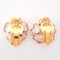 Gripoa Cherry Blossom Motif Earrings from Chanel, Set of 2 5