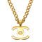 Turnlock Cocomark 97p Gold Chain Necklace from Chanel 4