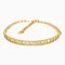 Goldene Coco Mark Strass Halskette in Plate & Stone von Chanel 1
