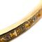 Goldene Coco Mark Strass Halskette in Plate & Stone von Chanel 8