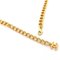 Goldene Coco Mark Strass Halskette in Plate & Stone von Chanel 7