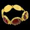 CHANEL Farbstein Armband Rotgold 96A 1
