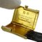 CHANEL Damenuhr Premiere Quartz 750YG 18K Leder H0090 Quadratisch Schwarz Gold Poliert 7