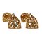 Chanel Birdcage Motif Coco Mark Earrings Gold Plated Women's, Set of 2 2