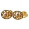 Chanel Birdcage Motif Coco Mark Earrings Gold Plated Women's, Set of 2 4