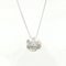 Camellia Pave Necklace Pendant K18wg 750wg White Gold Diamond from Chanel 1