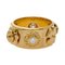 Three Symbols 2 Point Diamond K18yg Yellow Gold Ring from Chanel 3
