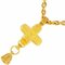 Coco Mark Cross Bell Gold Plated Necklace from Chanel, 1994 4