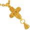 Coco Mark Cross Bell Gold Plated Necklace from Chanel, 1994 3