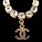CHANEL Rhinestone Cocomark 95A Brand Accessories Necklace Women's 1