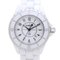 Reloj para dama J12 último modelo H0968 de cerámica blanca y acero inoxidable de Chanel, Imagen 1