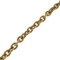 Coco Mark Vintage Gold Plated X Glass Womens Necklace from Chanel 3