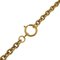 Coco Mark Vintage Gold Plated X Glass Womens Necklace from Chanel 4