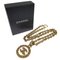 Coco Mark Vintage Gold Plated X Glass Womens Necklace from Chanel 6