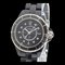 CHANEL Ladies Watch J12 H2569 Black Dial 8P Diamond Quartz 1