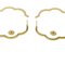 Chanel Camellia Hoop K18Yg Yellow Gold Earrings, Set of 2 3
