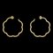 Chanel Camellia Hoop K18Yg Yellow Gold Earrings, Set of 2 1