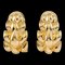 Chanel Leaf K18Yg Yellow Gold Earrings, Set of 2, Image 1