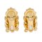 Chanel Leaf K18Yg Yellow Gold Earrings, Set of 2 3