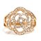 CHANEL K18PG Pink Gold Camellia Open Work Ring J10808 Diamond 50 5.1g Ladies 3