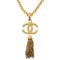 CHANEL Lava Cocomark 93A Gold Chain Necklace 3