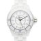 J12 White Ceramic Quartz Diamond Watch from Chanel 1
