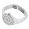 Reloj J12 de cerámica blanca y diamantes de Chanel, Imagen 4