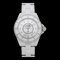 Reloj J12 de cerámica blanca y diamantes de Chanel, Imagen 1
