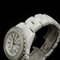 Reloj J12 de cerámica blanca con bisel de diamantes de Chanel, Imagen 6