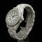 Reloj J12 de cerámica blanca con bisel de diamantes de Chanel, Imagen 2