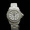 Reloj J12 de cerámica blanca con bisel de diamantes de Chanel, Imagen 4