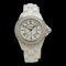 Reloj J12 de cerámica blanca con bisel de diamantes de Chanel, Imagen 1
