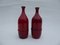 Mid-Century Belgian Eeklo Red Glazed Vases by Leon Goossens, 1960s, Set of 2, Image 1