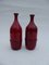 Mid-Century Belgian Eeklo Red Glazed Vases by Leon Goossens, 1960s, Set of 2 2