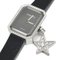 Reloj CHANEL Premiere Lucky Star para mujer, esfera negra, acero inoxidable, cuarzo diamante H7943, Imagen 2