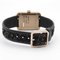 Boyfriend Tweedy Armbanduhr aus Quarzweißem Opal & Weißem Ledergürtel von Chanel 5