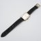 Boyfriend Tweedy Strap Wrist Watch in Quartz White Opal & White Leather Belt from Chanel 6