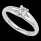 CHAUMET lian solitaire ring Pt950 9.5 one grain diamond about 0.20ct engagement 1