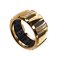 Class One #52 Ring Half Diamond K18 Yg Yellow Gold 750 Rubber from Chaumet 4