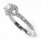 CHAUMET Pt950 Platin Lien d'Amour Solitaire Diamant Ring J3LCZZ 0.30ct 3.6g Damen 3