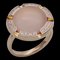 CHAUMET Ring Women's 750PG Diamond Rose Quartz Class One Cruise Pink Gold #52 Approx. No. 12 Polished 1