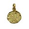 CHAUMET Coin Gemini collana/pendente K18YG oro giallo K18WG bianco penna testa, Immagine 2