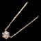 CHAUMET K18PG Collier Solitaire Be My Love Or Rose 085243 Diamant 0.32ct 2.6g 38-40-42cm Femme 1