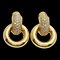 Chaumet Diamond Earrings K18 Yellow Gold Women's, Set of 2 1