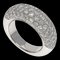 CHAUMET Annaud Caviar Diamond Ring K18 White Gold Women's 1