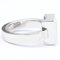 CHOPARD Happy Diamond Square 82/2938-20 White Gold [18K] Fashion Diamond Band Ring Silver 5