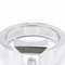 CHOPARD Happy Diamond Square 82/2938-20 White Gold [18K] Fashion Diamond Band Ring Silver, Image 6