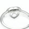 CHOPARD Happy Diamond 82/1084 White Gold [18K] Fashion Diamond Band Ring in argento, Immagine 7