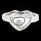 Happy Diamond Heart Ring 827691 White Gold [18k] Fashion Diamond Band Ring Silver from Chopard 1